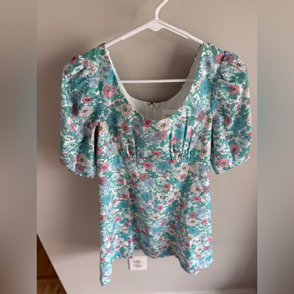 Tuckernuck Hyacinth House Floral Puff Sleeve Sallie Dress - Size Extra Small XS - Picture 7 of 15